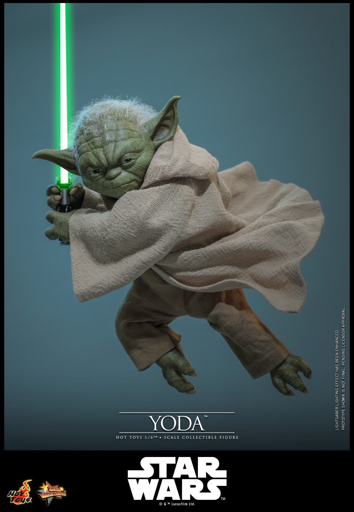 Pre-Order Hot Toys Star Wars Revenge of the Sith Yoda Sixth Scale Figure MMS878